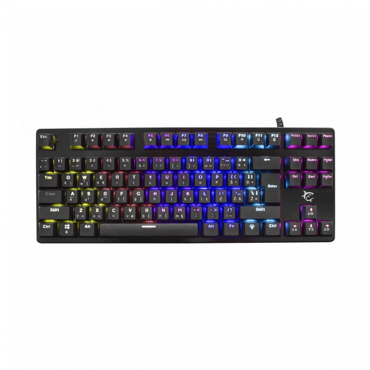 Mechanical Keyboard with RGB Lighting - White Shark GK-1925 Spartan