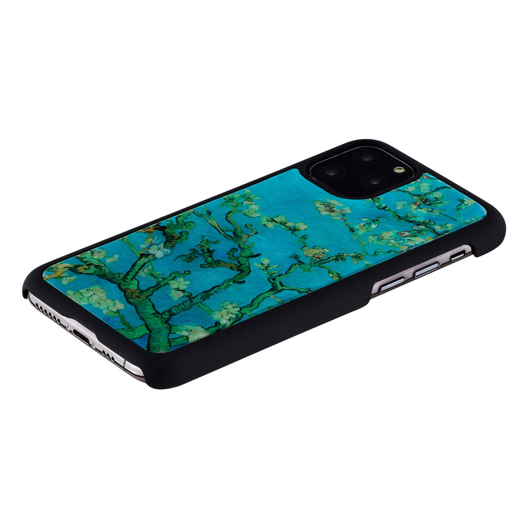 Smartphone case iPhone 11 Pro, mother of pearl, black