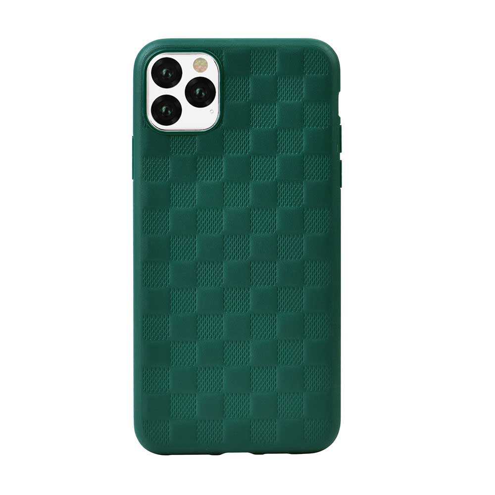 iPhone 11 Pro Max case, green, Devia Woven2 TPU design