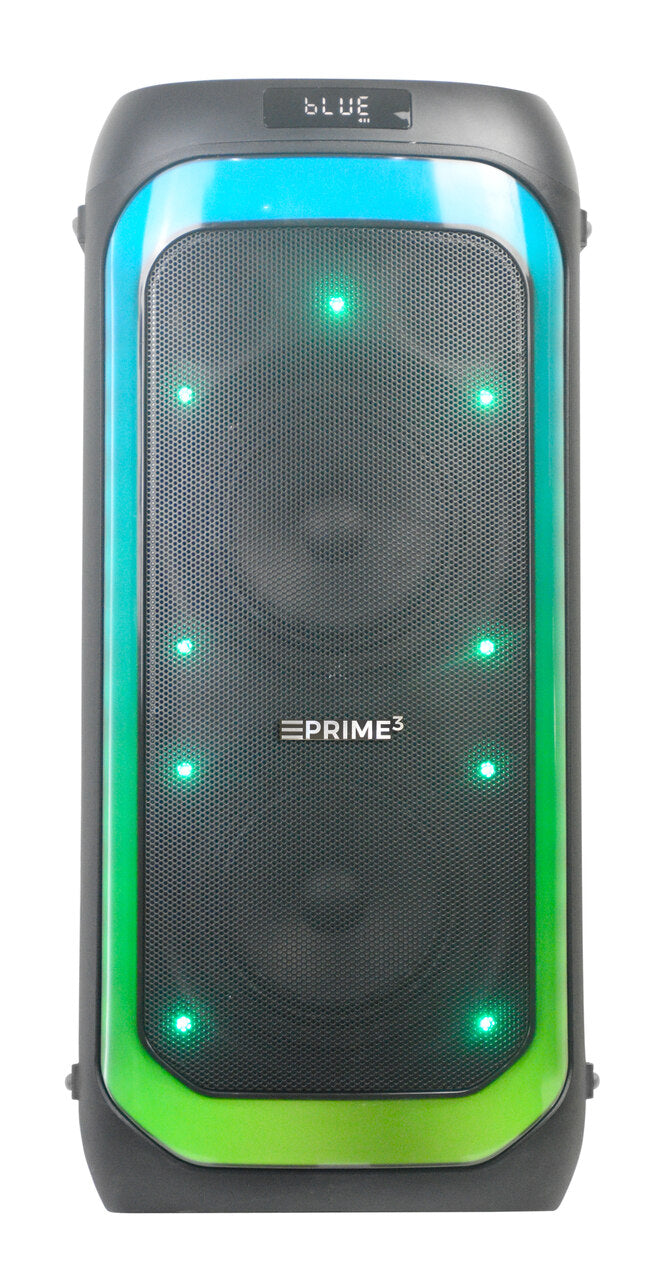 Bluetooth Skaļrunis ar Karaoke, 6000W, LED Apgaismojums, FM Radio, Prime3 APS61 Pulse