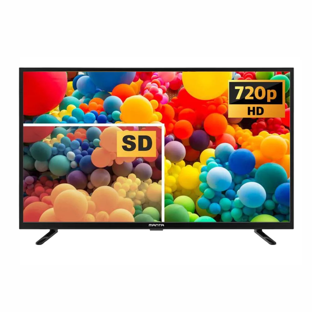 LED TV 32" with HDR and DVB-T2, Manta 32LHN89T