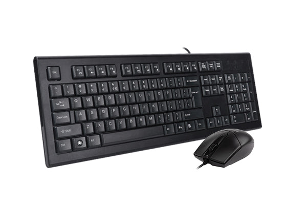 Tastatūra un pele melnā krāsā A4Tech KR-85550