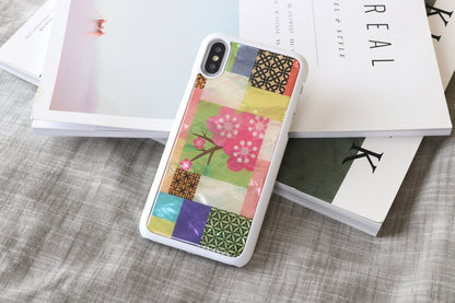 Smartphone cover with cherry blossoms for iPhone XS/S, iKins