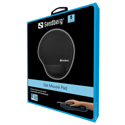 Mouse pad with gel and hand reliever Sandberg 520-23