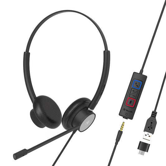 Наушники Tellur Voice 420 Проводные внутриканальные бинауральные, черные — комфорт и чистый звук