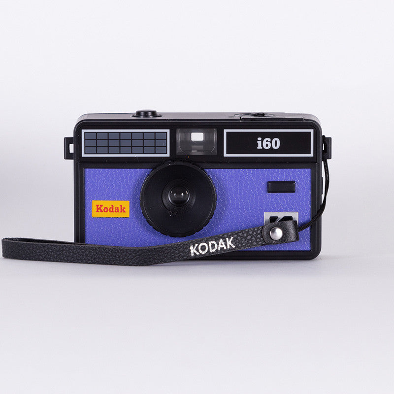 Retro Camera with Fixed Focus, Black/Purple, Kodak i60