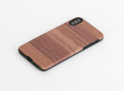 iPhone X/XS cover made of natural wood, MAN&amp;WOOD strato black