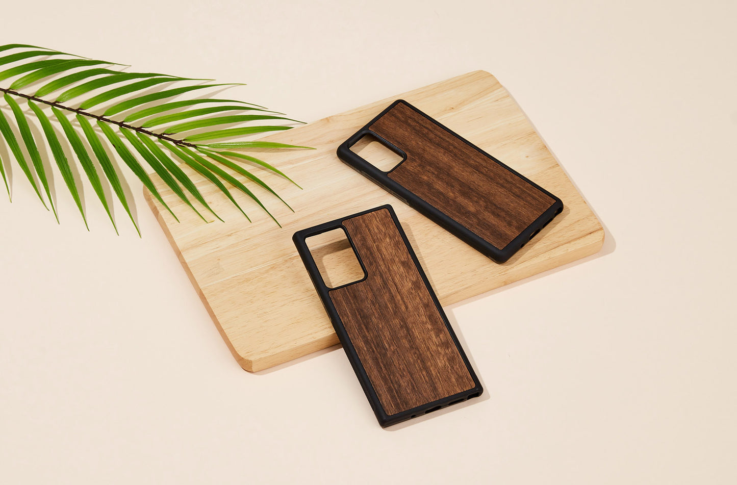 Samsung Galaxy Note20 wooden and polycarbonate cover, black