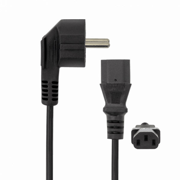 Computer power cable 2m, black, Sbox PC-POWER-CAB