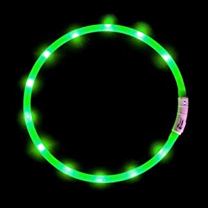 LED Collar for pets Green Anicoll