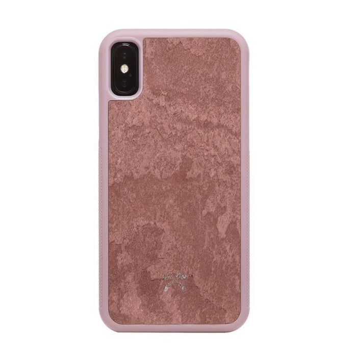 EcoCase apvalks iPhone Xs Max, canyon sarkans, Woodcessories