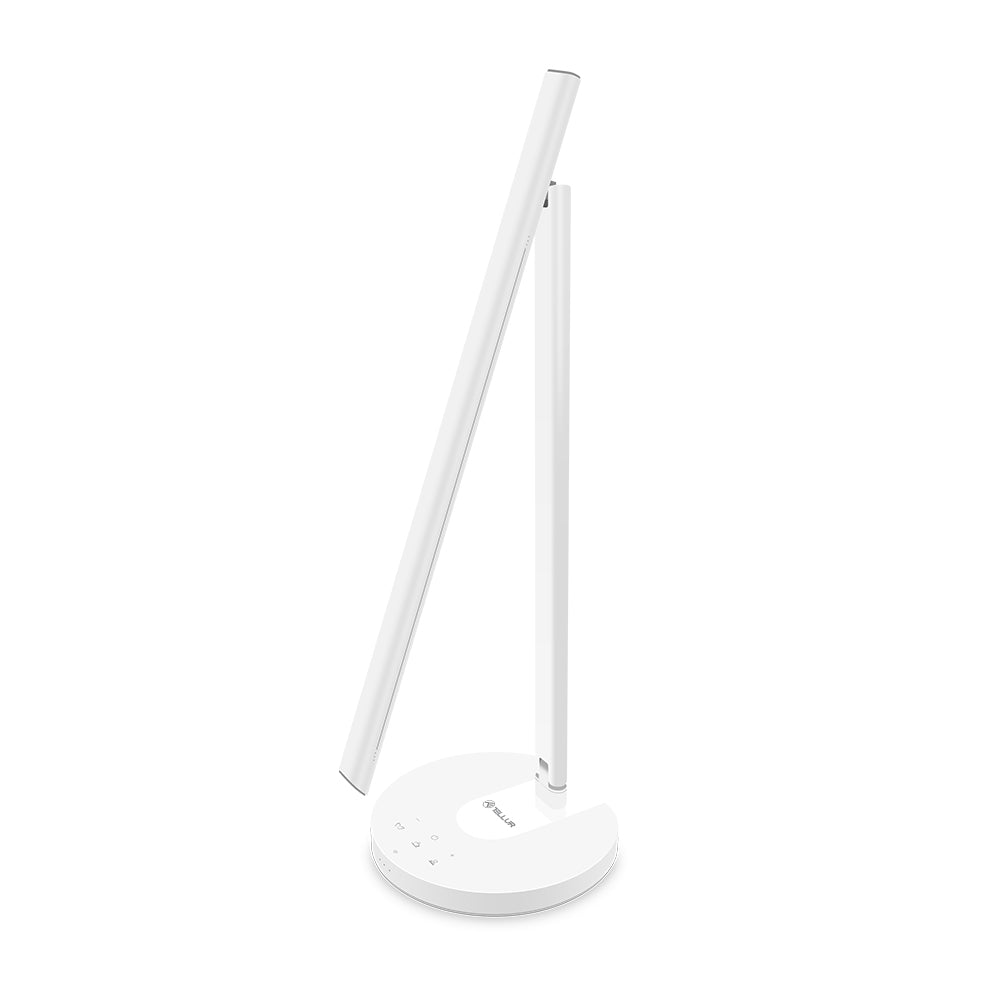 Viedā WiFi galda lampa 12W ar USB un bezvadu lādētāju Tellur Smart