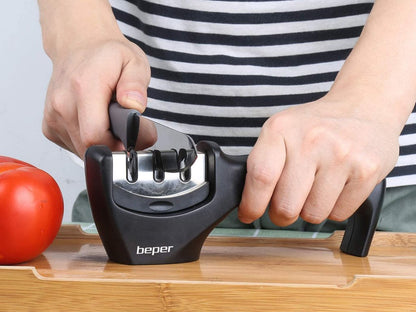 Knife sharpener with three slots Beper C107UTT001