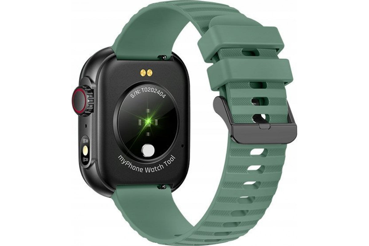 Smart Watch with Touchscreen Olive Green, MyPhone