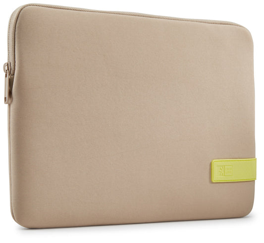 Чехол Logic 4684 Reflect MacBook Sleeve 13 REFMB-113 Plaza Taupe/Sun-Lime