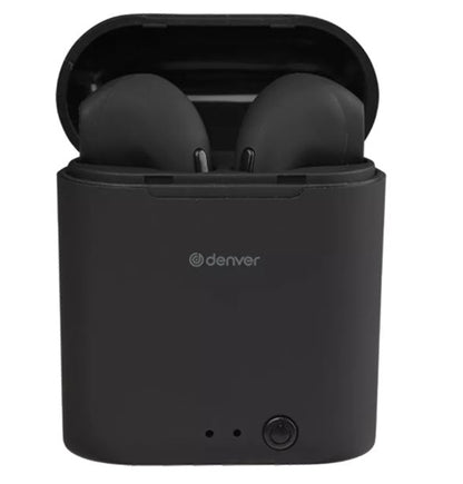 Wireless Bluetooth Headphones Black - Denver TWE-46