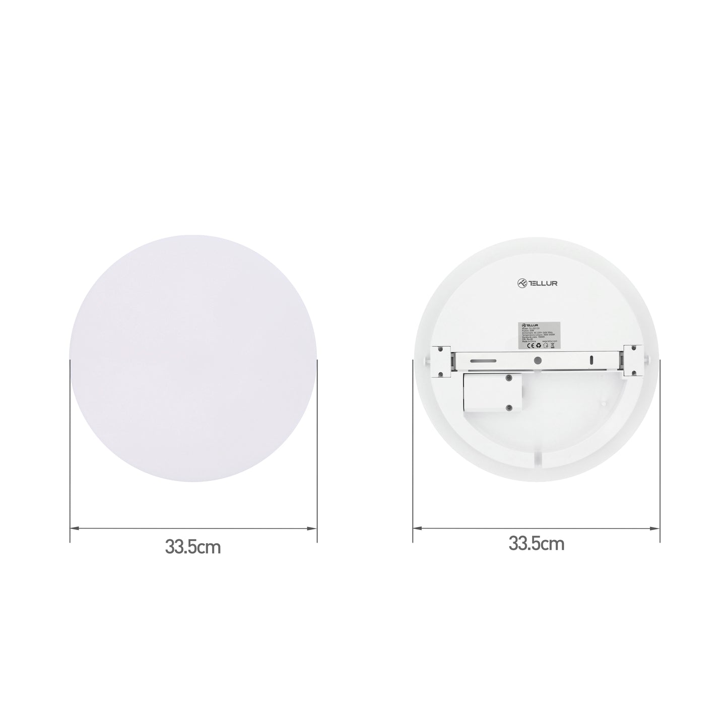 Ceiling lamp, adjustable RGB light, Tellur Smart WiFi