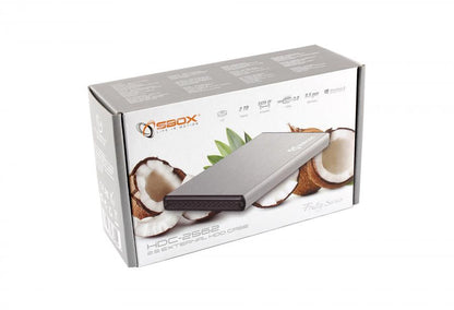 Sbox HDC-2562W 2.5 External HDD Case Coconut White