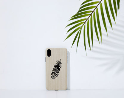 iPhone XR cover made of natural wood - MAN&amp;WOOD