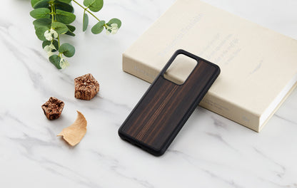 Деревянный чехол Galaxy S20 Ultra, MAN&amp;WOOD, черный