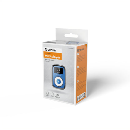 Denver MPS-316BU Zils MP3 Atskaņotājs ar 16GB Iebūvētu Atmiņu