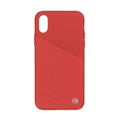 iPhone X/XS cover with relief and metal inserts Tellur