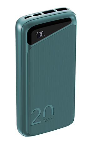 External battery with USB-C ports, Navitel PWR20 MX Green