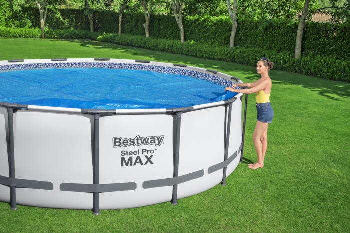 Solar pool cover 5.27m Bestway Flowclear 58173