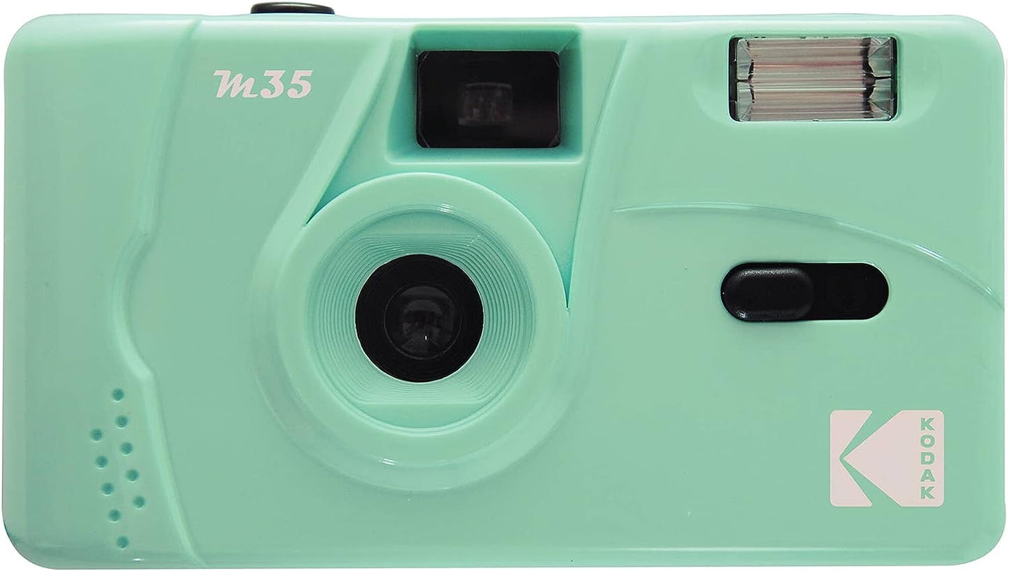 Mint Green Kodak M35 Movie Camera with Flash