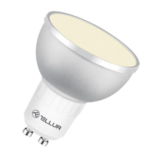 LED Bulb GU10 5W Dimmable RGB/White/Warm Tellur WiFi