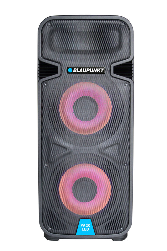 Blaupunkt PA20LED - speaker with TWS function, allowing two speakers to play music at the same time.