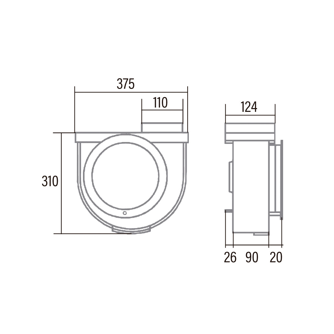 Cata GS 600 hood with high airflow