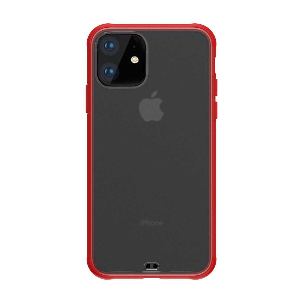 Anti-šoka apvalks iPhone 11 Pro, Devia Soft Elegant, sarkans