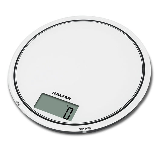 Electronic kitchen scales with a glass platform - Salter 1080 WHDR12