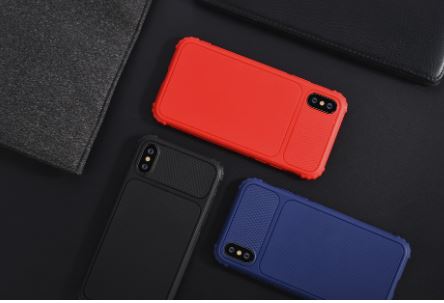 Прочный защитный чехол для iPhone XR (6.1), синий — DEVIA Shark1