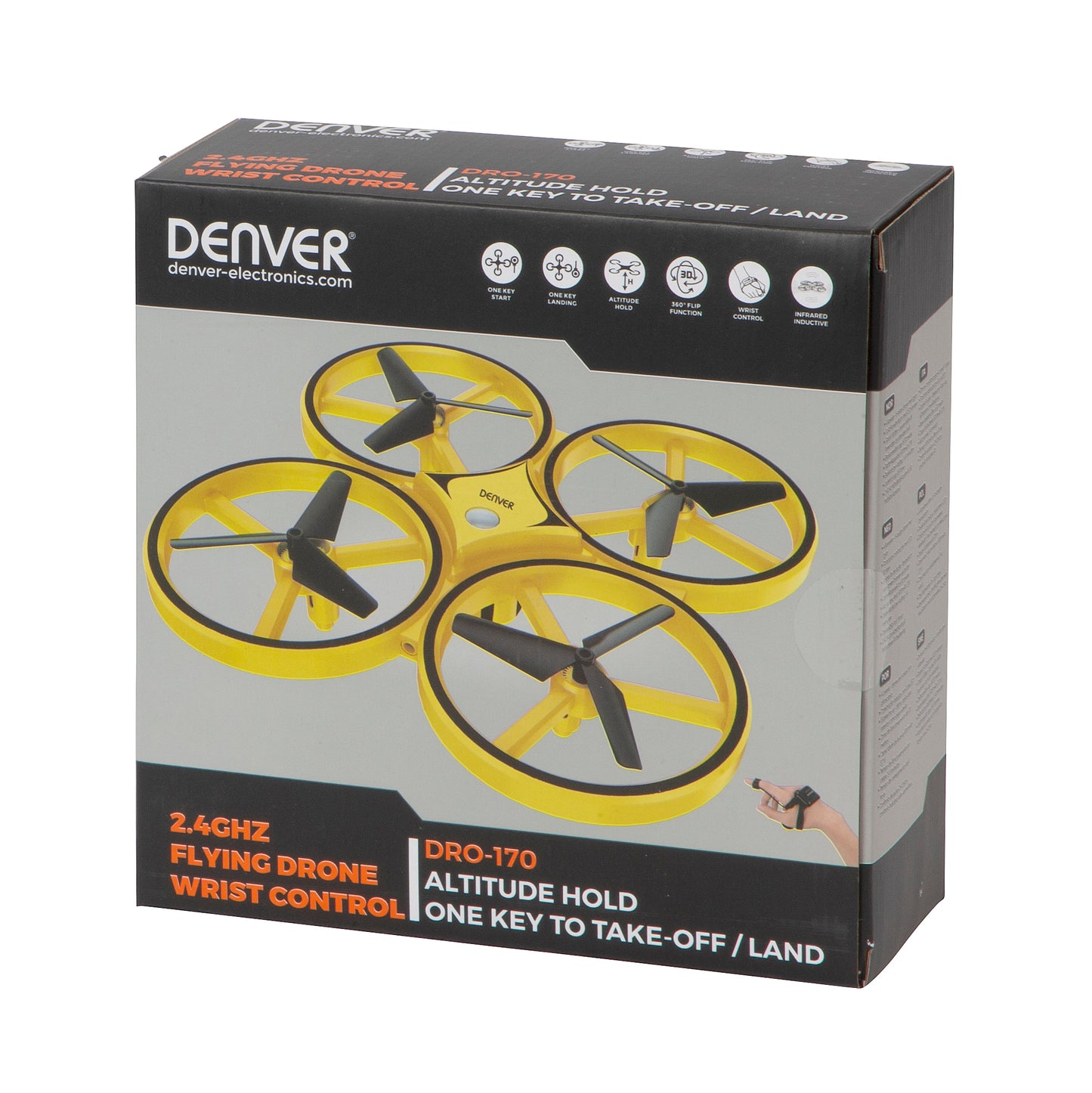 Flying drone with gyroscope Denver DRO-170