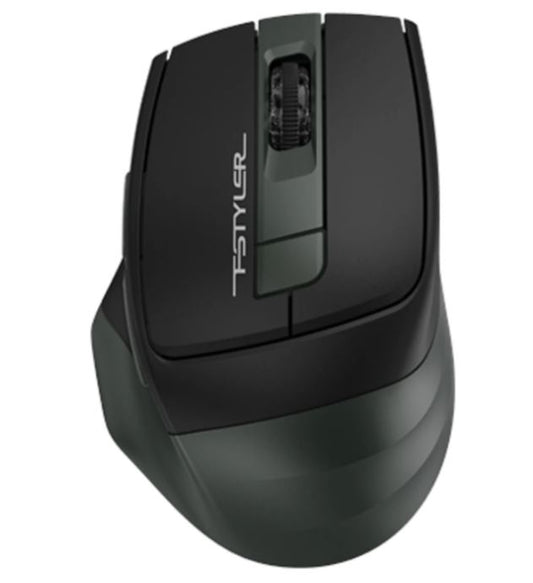 Wireless mouse with optical sensor, A4Tech FB35, Green