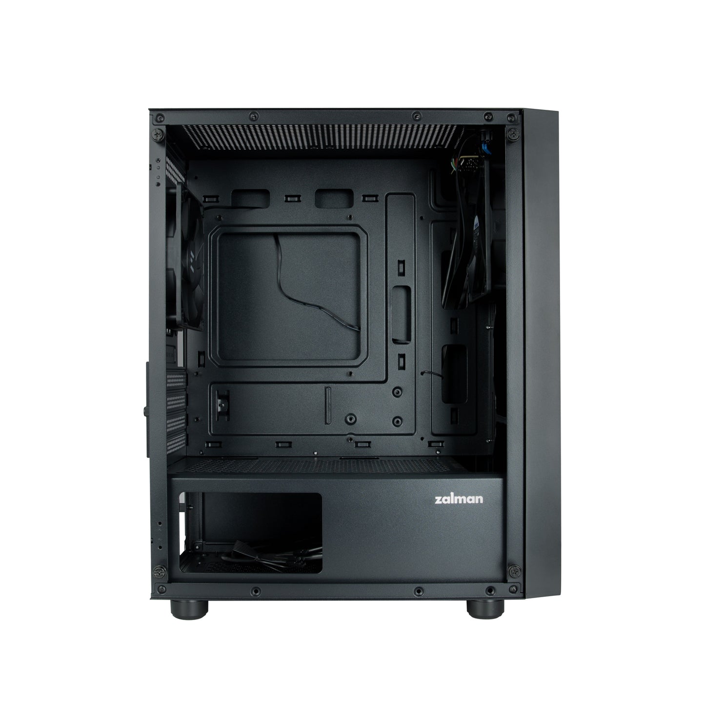 mATX Mini-Tower Korpuss ar Ventilatoriem, Zalman T3 Plus