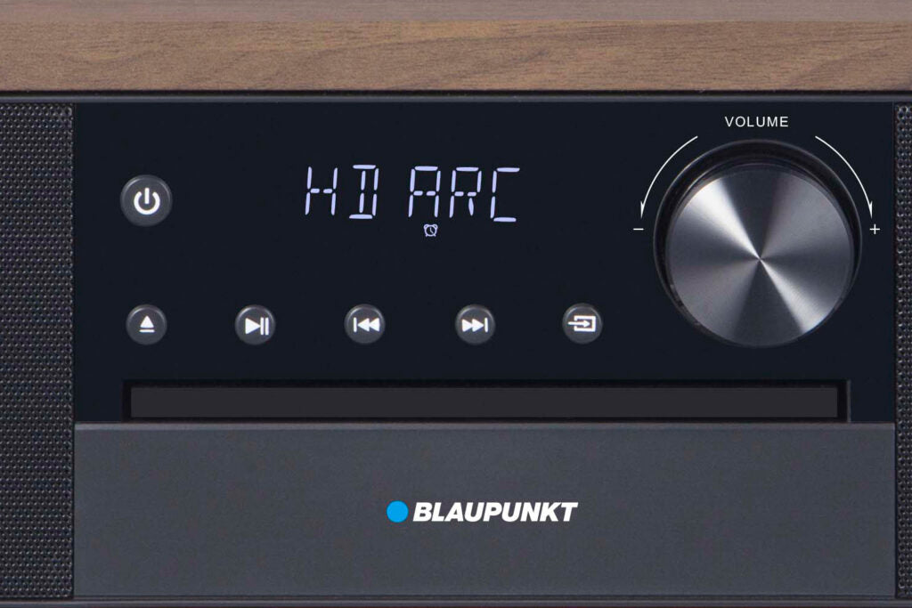 Bluetooth Audio Sistēma Blaupunkt MS22BT - CD/MP3/WMA Atskaņošana, FM Radio ar 40 Stacijām, USB Ports, HDMI ARC, Optiskā Ieeja
