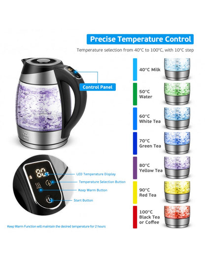 Digital kettle with LED display, ForMe FKG-438