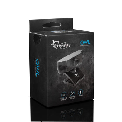 Web kamera ar manuālo fokusu un integrētu mikrofonu, White Shark OWL GWC-004, 1080p izšķirtspēja