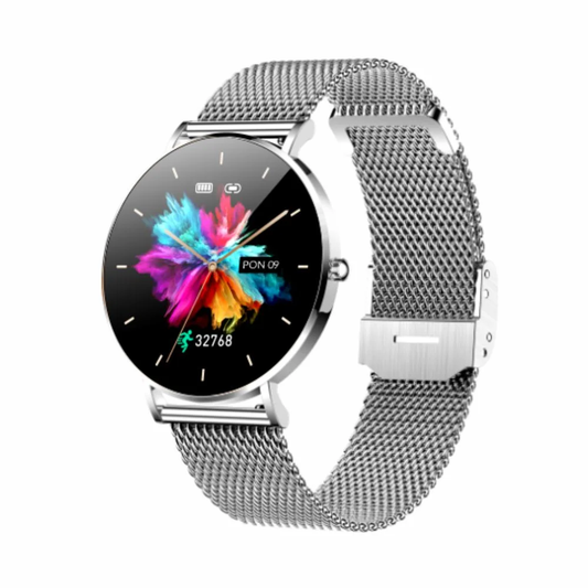 Smart watch with heart rate monitor - Manta Alexa SWU501SL, silver