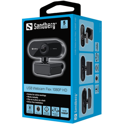 USB webcam with 1080P HD, Sandberg 133-97