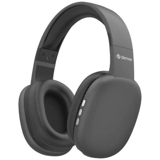 Headphones Denver BTH-252, Black - Wireless Bluetooth and Clear Sound