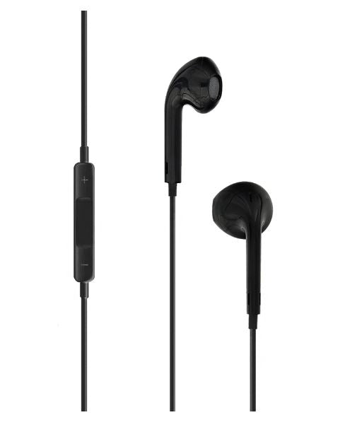 Austiņas Melns Urban Series In-Ear Apple Stila Tellur