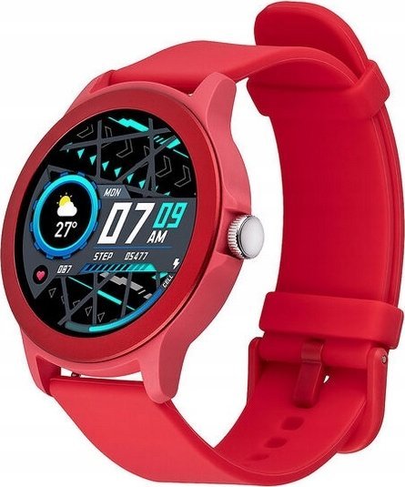 Smart watch with sports modes and AI - Tracer SMK3 Slay Red