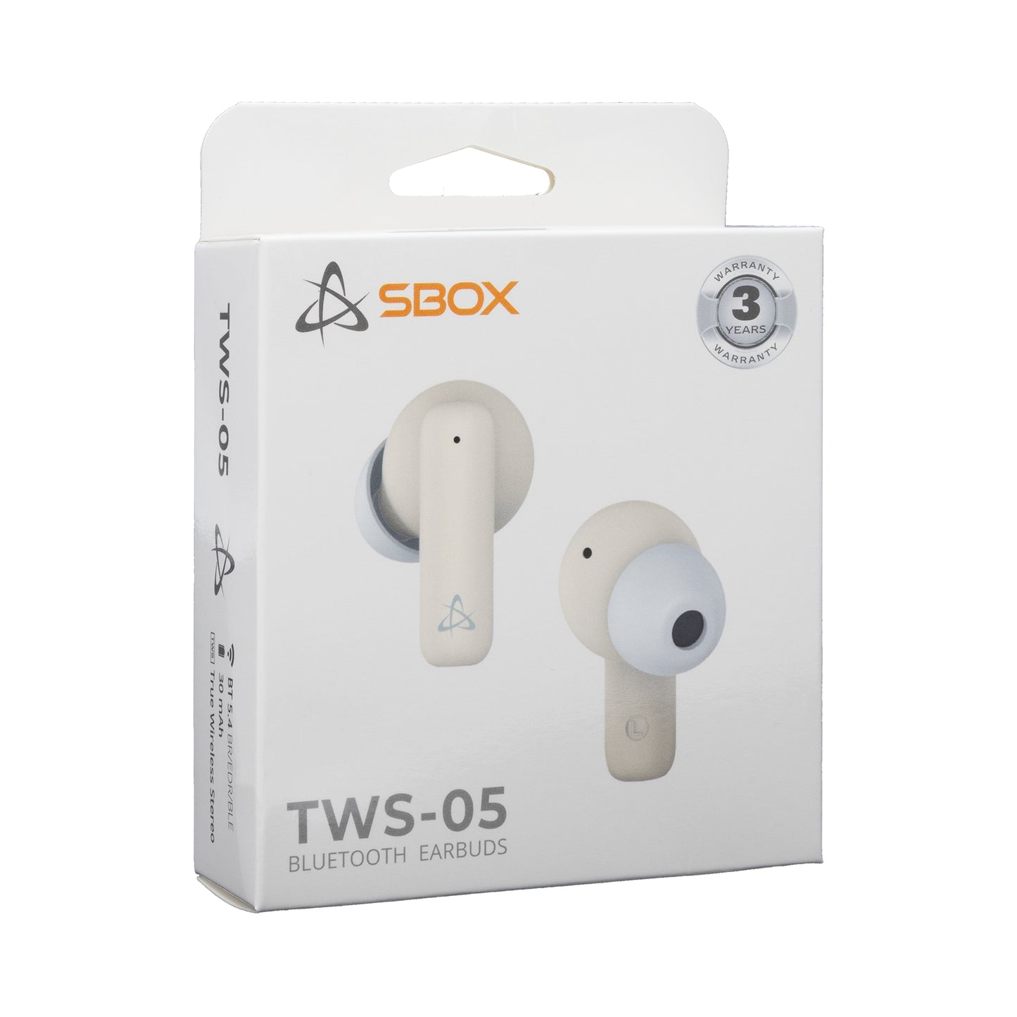 Bluetooth Austiņas. Sbox EB-TWS05 Beige