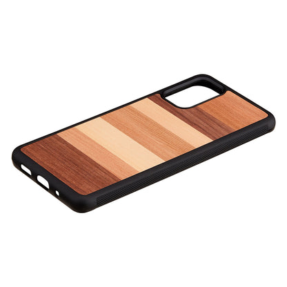 MAN&amp;WOOD case for Galaxy S20+ sabbia black