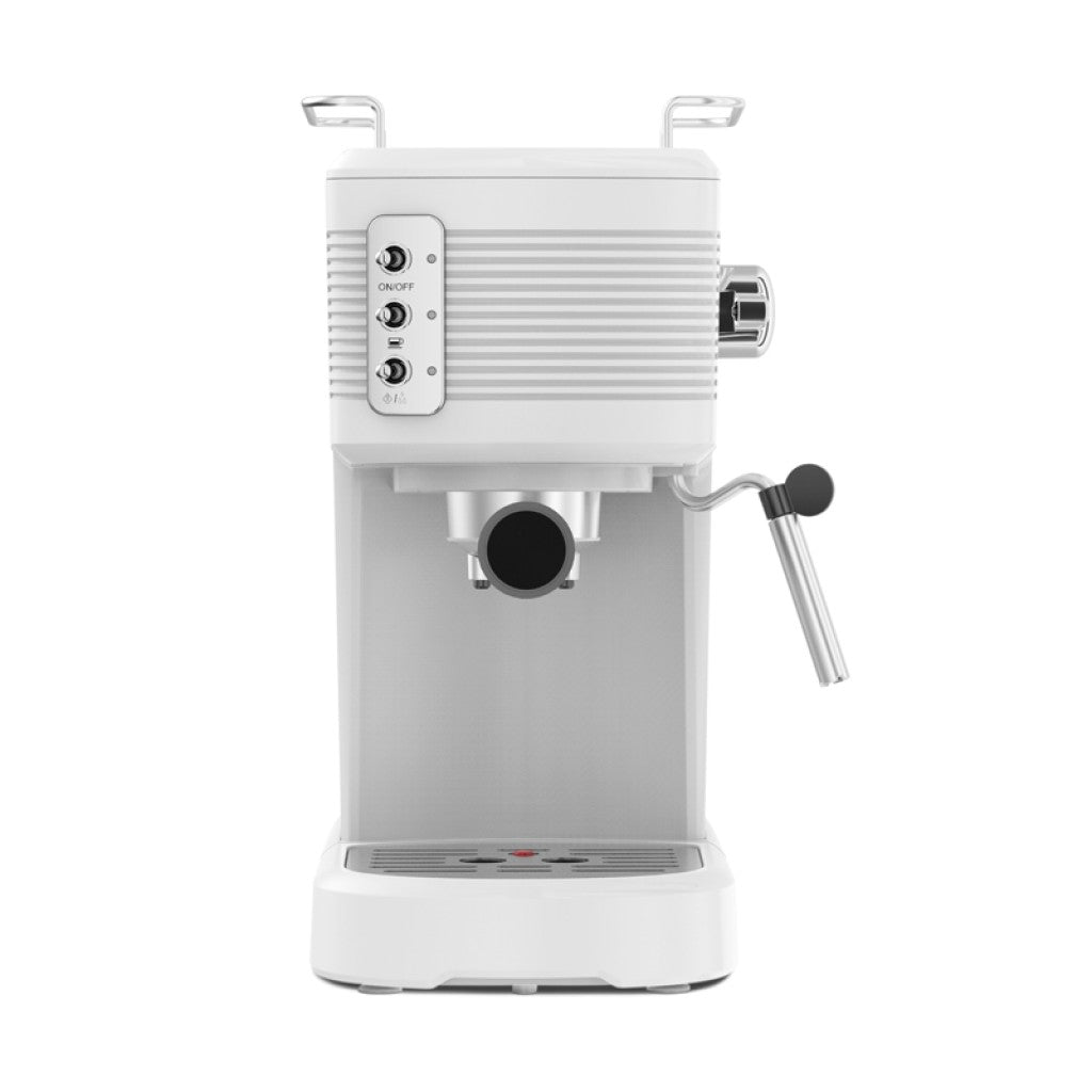 Coffee machine with 15 bar pressure, 1.2L tank, Schneider SCES2312WH