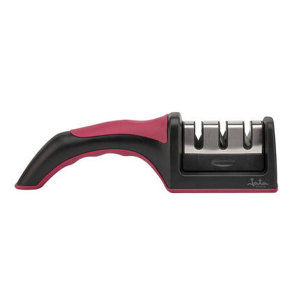 Knife sharpener with non-slip base and handle Jata HACC4541